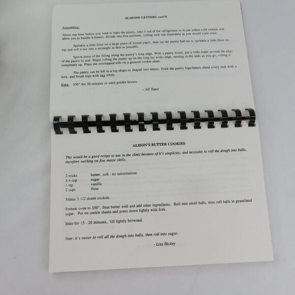 O.T. Cooks Recipe Cookbook Occupational Therapy New York University Class 1996 - Picture 5 of 10